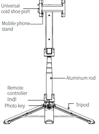 Winners Sun Plastic Electronic WS-21005 MINI Selfie Stick FIG 1