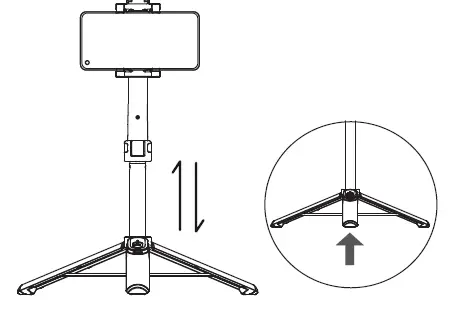 Winners Sun Plastic Electronic WS-21005 MINI Selfie Stick FIG 4