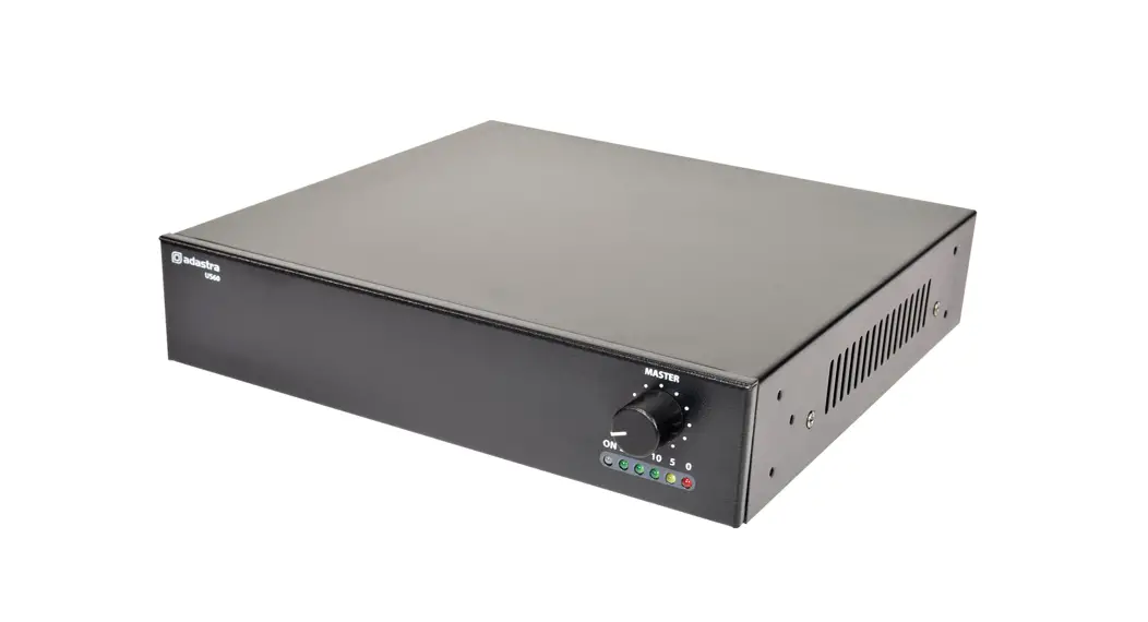 Adastra Us60 953.196uk Compact 100v Slave Amplifiers User Manual Adastra Us60 953.196uk Compact 100v Slave Amplifiers User Manual