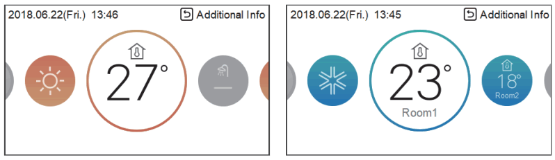LG MFL68026705 Air To Water Heat Pump - Controlling desired temperature