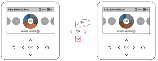 LG MFL68026705 Air To Water Heat Pump - Daily schedule 1