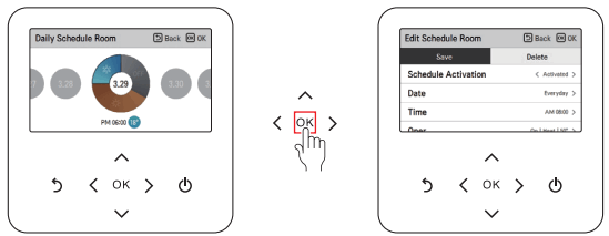LG MFL68026705 Air To Water Heat Pump - Daily schedule 2