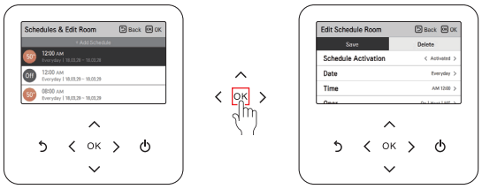 LG MFL68026705 Air To Water Heat Pump - OK button