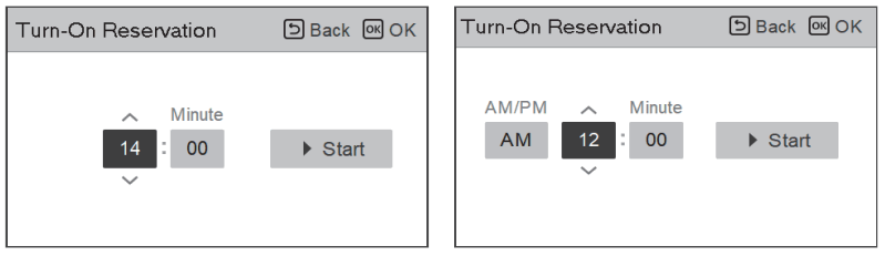 LG MFL68026705 Air To Water Heat Pump - Time formats