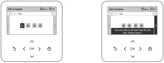 LG MFL68026705 Air To Water Heat Pump - Time setting