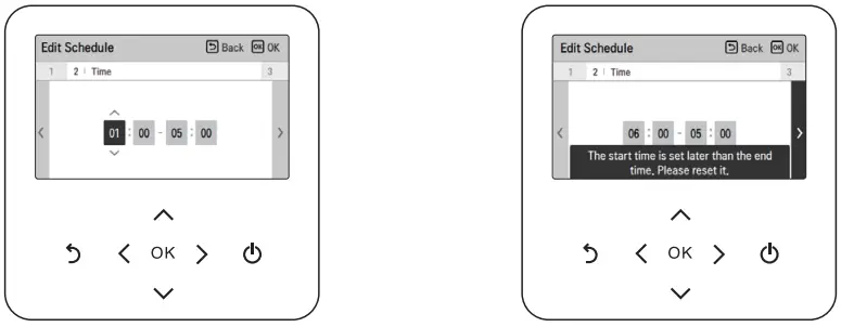 LG MFL68026705 Air To Water Heat Pump - Time setting