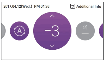 LG MFL68026705 Air To Water Heat Pump - up down button
