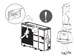 LG MFL68026705 Air To Water Heat Pump - CAUTION