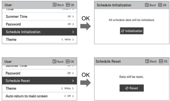 LG MFL68026705 Air To Water Heat Pump - Schedule Reset