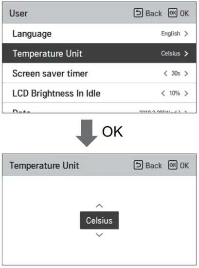LG MFL68026705 Air To Water Heat Pump - Temperature Unit