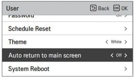 LG MFL68026705 Air To Water Heat Pump - main screen
