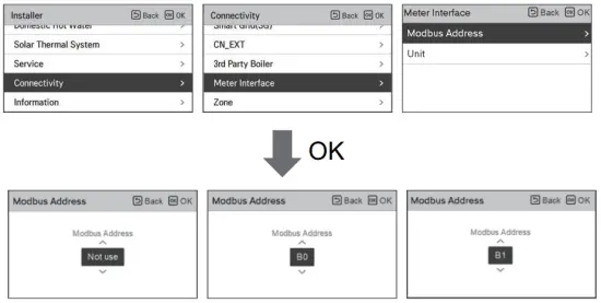 LG MFL68026705 Air To Water Heat Pump - meter interface 1