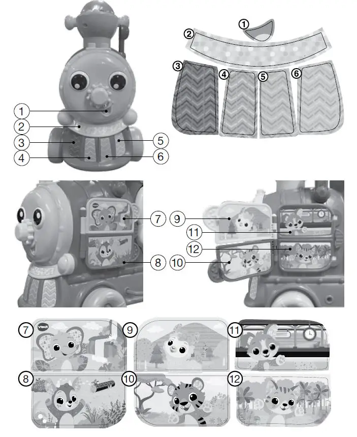 vtech 4-in-1 Learning Letters Train-6