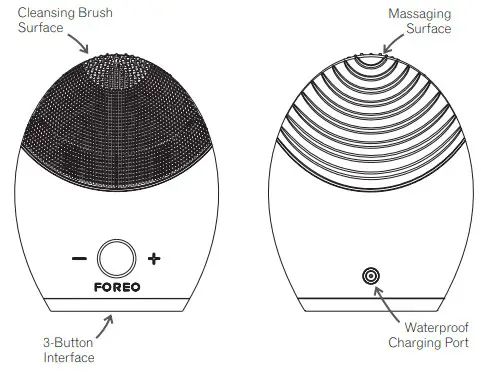 FOREO LUNA 2 Personalized Facial Cleansing and Firming Massage - Cleansing Brush