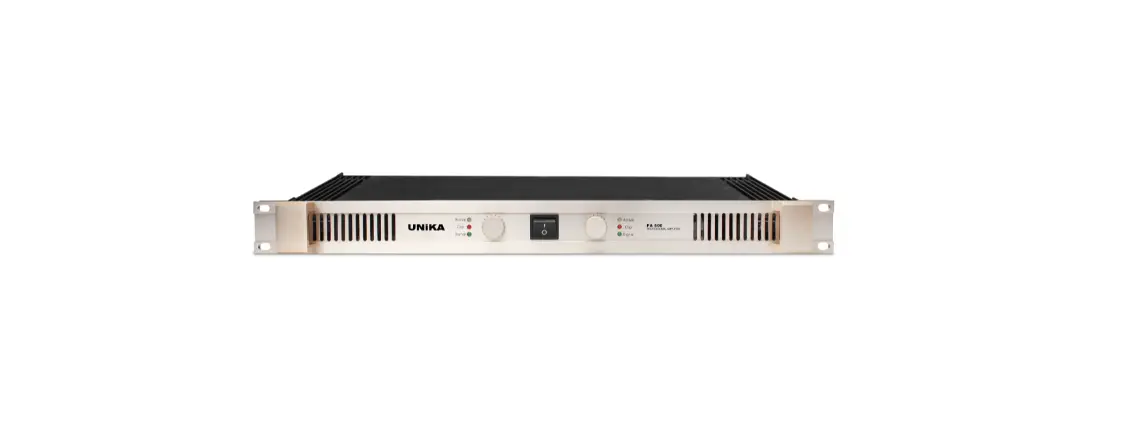 Unika Pa-500 Pa-series Professional Power Amplifiers Instructions Unika Pa-500 Pa-series Professional Power Amplifiers Instructions
