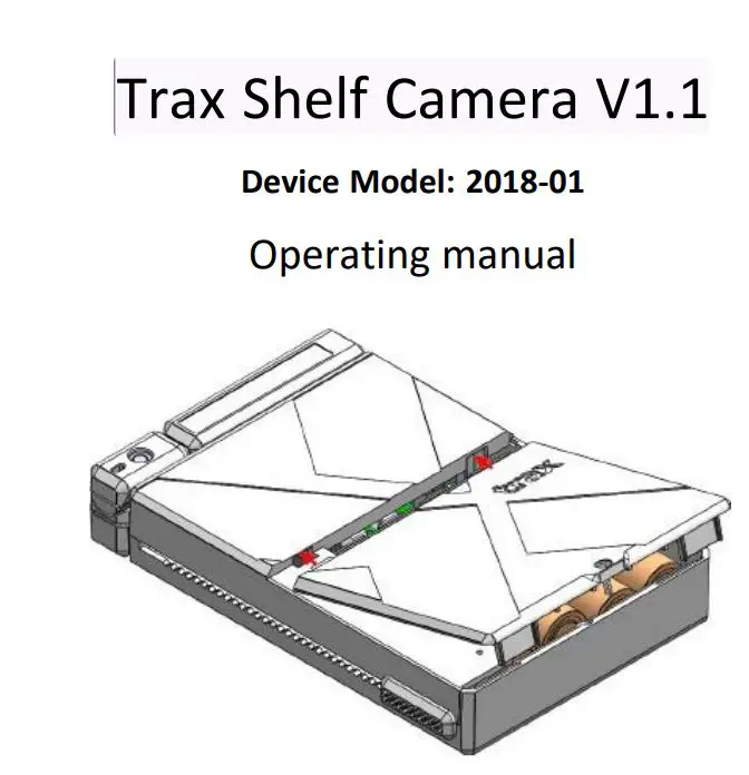 trax Shelf Camera V1.1 2018-01 User Manual
