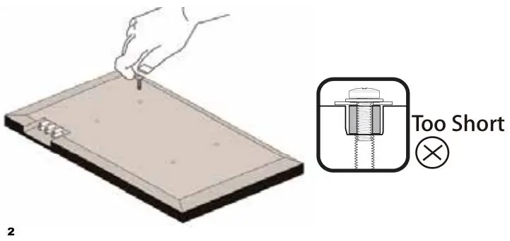PERLESMITH Medium Full-Motion Tv Wall Mount - STEP 4-1.1