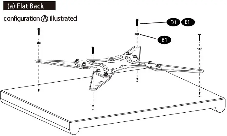 PERLESMITH Medium Full-Motion Tv Wall Mount - STEP 4-2.1