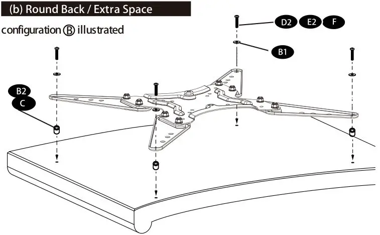 PERLESMITH Medium Full-Motion Tv Wall Mount - STEP 4-2.2