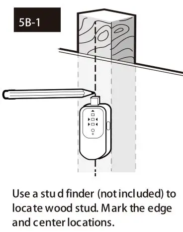 PERLESMITH Medium Full-Motion Tv Wall Mount - STEP 5B-1