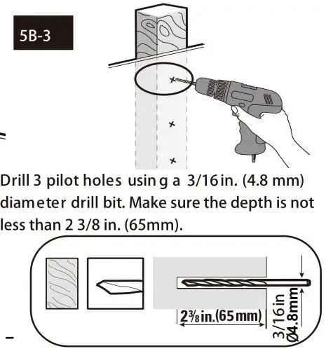 PERLESMITH Medium Full-Motion Tv Wall Mount - STEP 5B-3