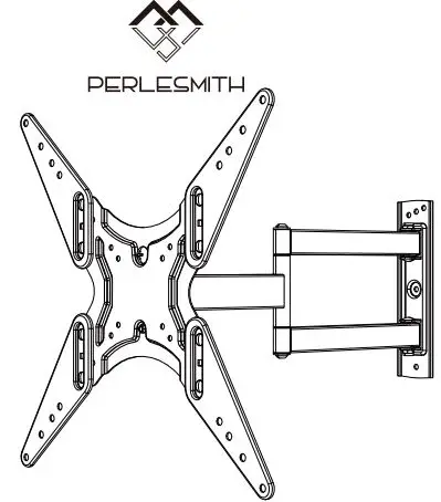 PERLESMITH Medium Full-Motion Tv Wall Mount