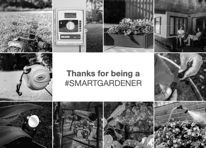 Thanks for being a SMARTGARDENER