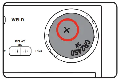 ozito ADWH 011 Auto Darkening Welding Helmet - Changing The Battery 2