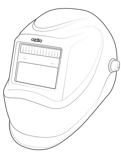 ozito ADWH 011 Auto Darkening Welding Helmet