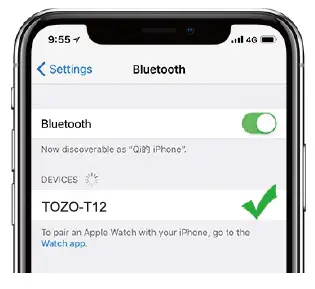 TOZO-T12-Wireless-Earbuds-Bluetooth-Headphones-FIG-3