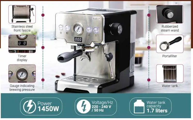 Bodon EM101 Espresso Machine 1
