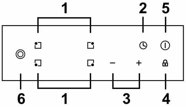 CANDY CEH6DXECTT Ceramic Hob - Fig 2