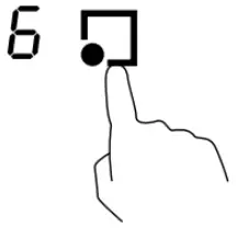 CANDY CEH6DXECTT Ceramic Hob -Icone 11