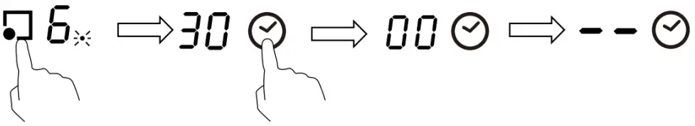 CANDY CEH6DXECTT Ceramic Hob -Icone 13