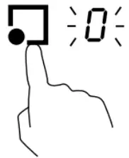 CANDY CEH6DXECTT Ceramic Hob - heating zone