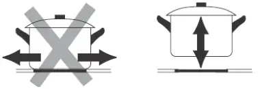 CANDY CEH6DXECTT Ceramic Hob - right Cookware 1