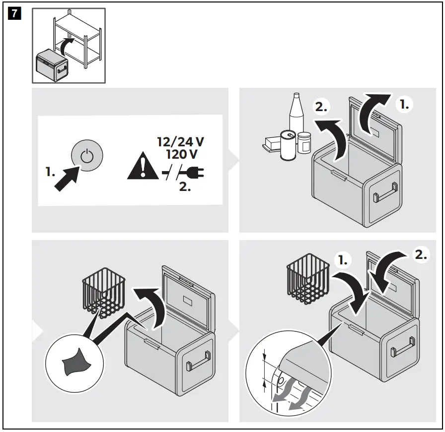 DOMETIC CFX335 Mobile Compressor Cooler - fig7