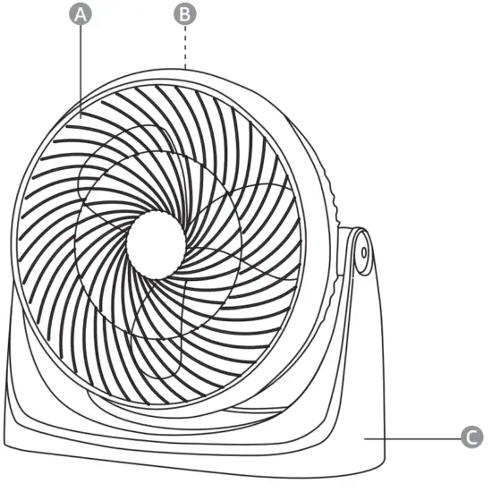 amazon basics B07BZQKC5M Air Circulator Fan - 1