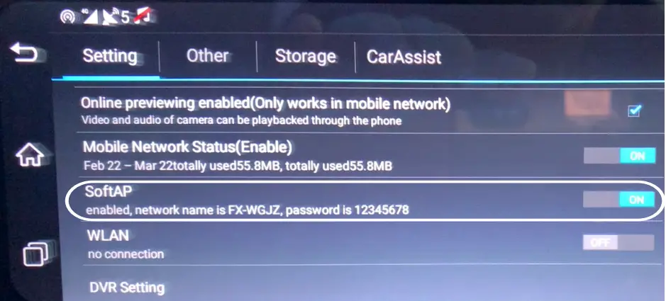DASHCAM FELE4GCAM1 LiveEye 1 4 Cam Live Streaming 4G WIFI Dash Cam System - Hot Spot