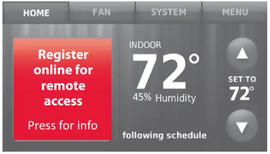 Honeywell Wi Fi Thermostat 9000 Color Touchscreen - 34