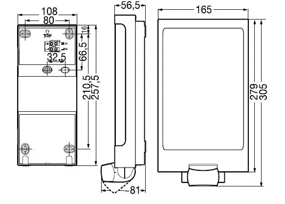 steinel L 220 S LED House Number Wall Light 14