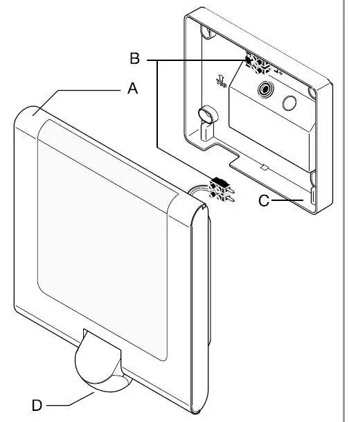 steinel L 220 S LED House Number Wall Light 18