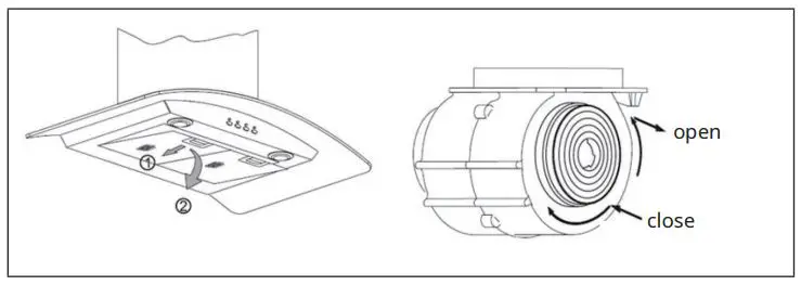 KLARSTEIN 10030273 Hotspot Cooker Exhaust Hood Instruction Manual - Installation of the carbon filter