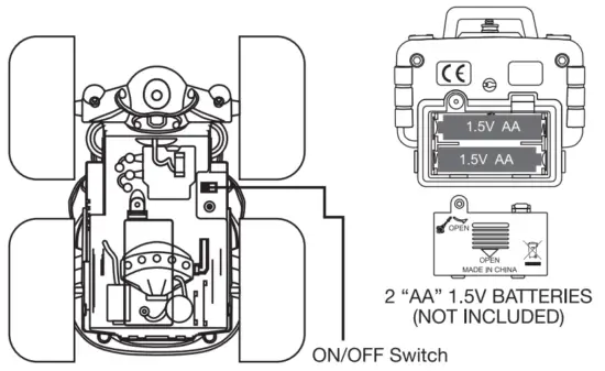 Kid Galaxy 60194 KG BL Playzone Stunt Tumbler RC with Lights - 2