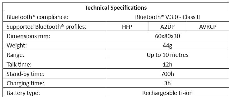 Technical Specifications