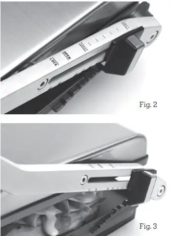 Breville Toast and Melt Sandwich Press User Manual - Figure 2,3