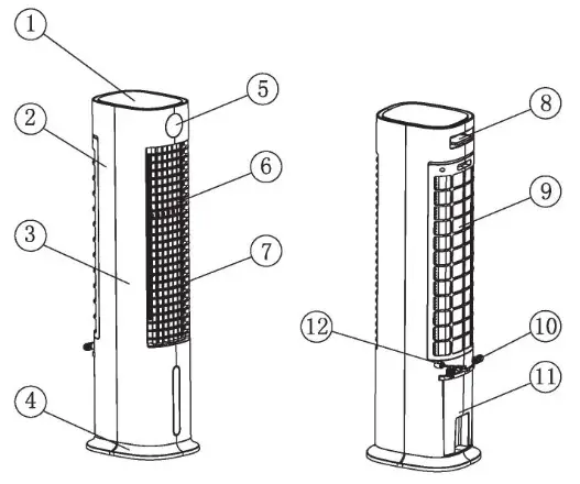 KLARSTEIN 10035816 Skytower Grand Smart Air Cooler - DESCRIPTION