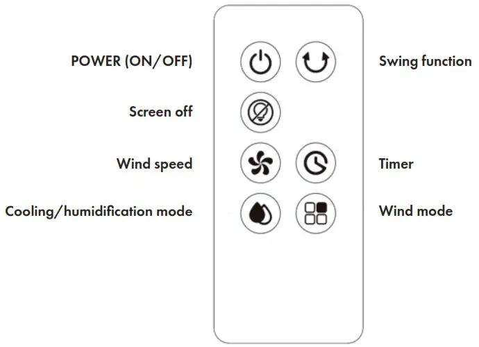KLARSTEIN 10035816 Skytower Grand Smart Air Cooler - Remote control