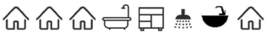 jimsidea H Wall Mounted Bathroom Vanity - icon1