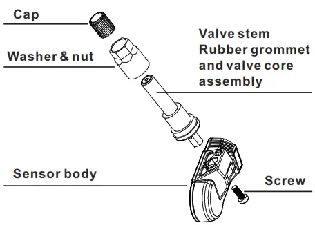 Launch Tech LTR-01 Metal Valve RF-Sensor - Components Controls